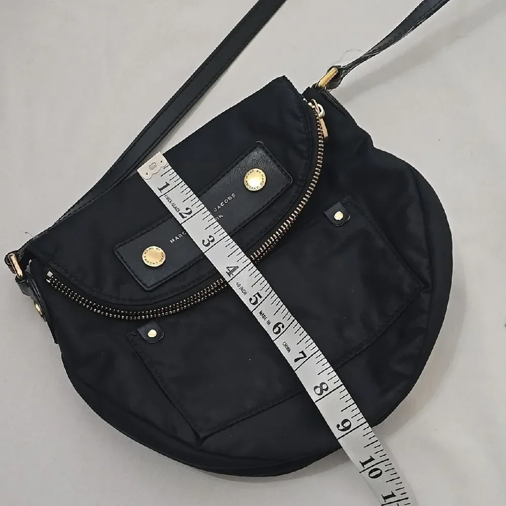 Marc by Marc Jacobs Black Crossbody with Gold Accents - Picture 6 of 12